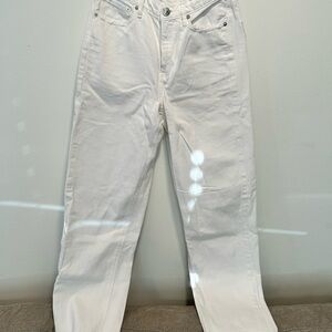 American Eagle Outfitters Baggy White Jean 4
